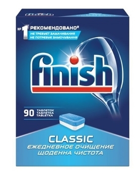 Таблетки для посудомийних машин Finish Classic, 90 шт. - Pampik