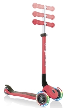 Уцінка. Самокат Globber Primo Foldable Lights, червоний (432-102-2) - Pampik - 2