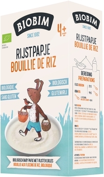 Безмолочна органічна каша Biobim Рисова, 200 г - Pampik