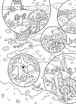 Раскраски-антистресс. Мир волшебств - Pampik - 7