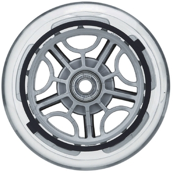 Набір коліс Globber Primo / Evo / Elite / Flow, 121 мм, з підсвічуванням, сірий, 2 шт. (526-009) - Pampik - 2