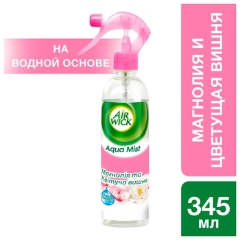 Ароматизатор повітря Air Wick Aqua Mist Магнолія і квітуча вишня, 345 мл - Pampik - 2