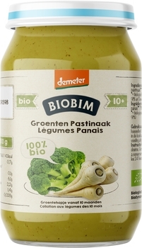 Пюре овочеве Biobim Овочі з пастернаком, 250 г - Pampik