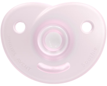 Пустушка для дівчинки Philips Avent Soothie, 0-6 міс, рожевий, 2 шт. (SCF099 / 22) - Pampik - 4