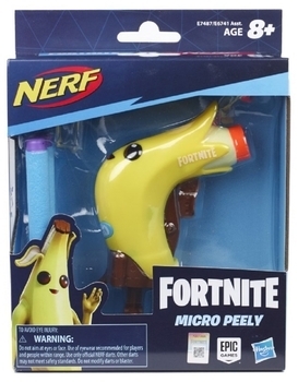 Іграшкова зброя Бластер Hasbro Nerf Microshots Fortnite Micro Peely (E7487) - Pampik - 4