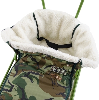 Комплект: санки, ручка, спинка, чехол Vitan Мальчик, хаки (2130026) - Pampik - 2