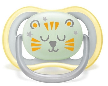 Пустушка силіконова Philips Avent Ultra Air Нічна, 18+ місяців, 2 шт. (SCF376/01) - Pampik - 3