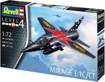 Збірна модель-копія Revell Багатоцільовий винищувач Дассо Міраж F1 (RVL-04971) - Pampik