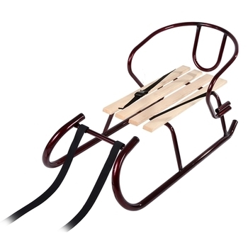 Санки Vitan Овен, бордовый (7340) - Pampik