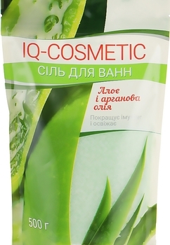 Сіль для ванн IQ-cosmetic, алое і Арганова масло 500г - Pampik