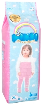 Подгузники-трусики Mimzi Premium XL (12-17 кг), 38 шт. - Pampik