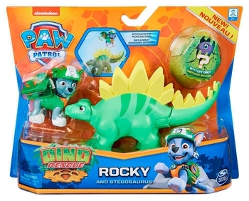 Колективний фігура Spin Master Щенячий патруль Дино-місія Роккі з динозавром (SM17706/1660) - Pampik - 3