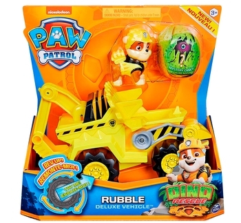 Рятувальний автомобіль де-люкс Spin Master Щенячий патруль Дино-місія з водієм Кремез (SM16776/5539) - Pampik - 3
