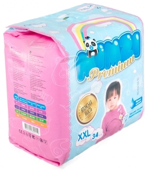 Набір підгузків-трусиків Mimzi Premium XXL (15+ кг), 102 шт. (3 уп. по 34 шт.) - Pampik - 11