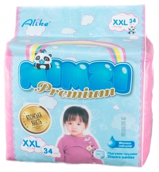 Підгузки-трусики Mimzi Premium XXL (15+ кг), 34 шт. - Pampik