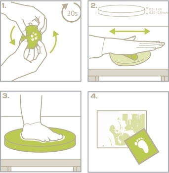 Набір магніт з відбитком Baby Art Діскавері Кіт - Pampik - 3