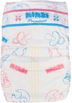 Підгузки на липучках Mimzi Premium M (5-11 кг), 78 шт. - Pampik - 4