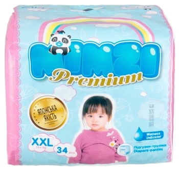 Набір підгузків-трусиків Mimzi Premium XXL (15+ кг), 102 шт. (3 уп. по 34 шт.) - Pampik - 9