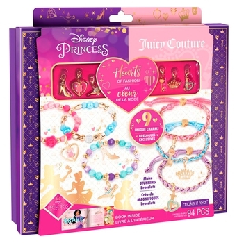 Набір для створення шарм-браслетів Make it Real Disney&Juicy Couture Принцеси (MR4442) - Pampik