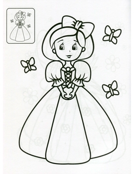 Принцессы и феи. Мои первые раскраски - Pampik - 6