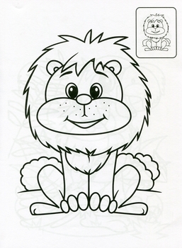 Веселый зоопарк. Мои первые раскраски - Pampik - 3