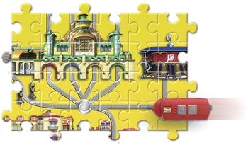 Паровозик Chuggington Вілсон з механічною функцією та пазлом (EU890301) - Pampik - 4