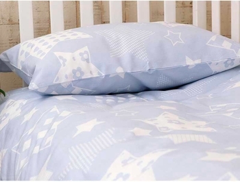 Комплект постільної білизни Руно Blue star, бязь, блакитний (932.02_Blue sta) - Pampik - 3