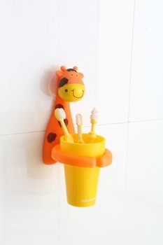Склянка для зубних щіток Babyhood Жираф (BH-703G) - Pampik - 2