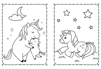 Розмальовка Єдиноріжки - Pampik - 3