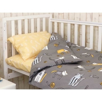 Комплект постільної білизни Руно Киця, бязь (932.115_Киця) - Pampik - 3