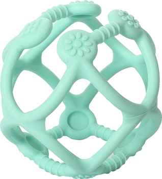 Іграшка-прорізувач для зубів BabyOno Сфера, ортодонтичний, бірюзовий (489) - Pampik - 3