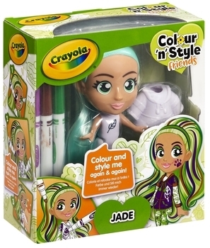 Набір для творчості Crayola Colour n Style Стильні дівчата Джейд (918937.005) - Pampik - 3