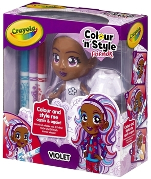 Набір для творчості Crayola Colour n Style Стильні дівчата Віолетта (918939.005) - Pampik - 3