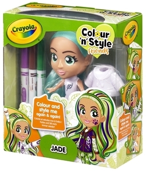 Набір для творчості Crayola Colour n Style Стильні дівчата Джейд (918937.005) - Pampik - 2