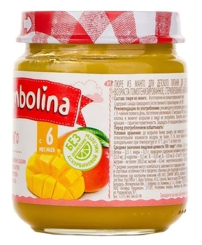 Пюре Bambolina Манго, 100 г - Pampik - 2