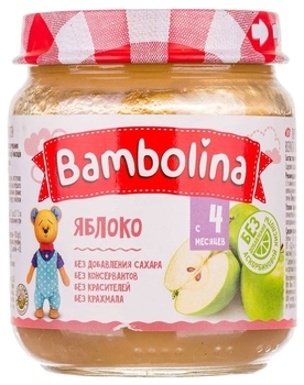 Пюре Bambolina Яблуко, 100 г - Pampik