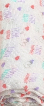 Багаторазова пелюшка BabyOno, муслін, 70х70 см, рожевий з білим, 3 шт. (348/02) - Pampik - 4