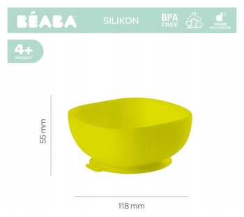 Силиконовая миска Beaba Babycook, салатовый (913432) - Pampik - 3