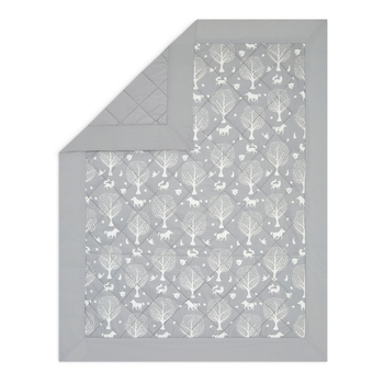 Одеяло Aden + Anais Сoll-dream forest, муслин, 102х80 см, серый (AWSL10002) - Pampik - 4