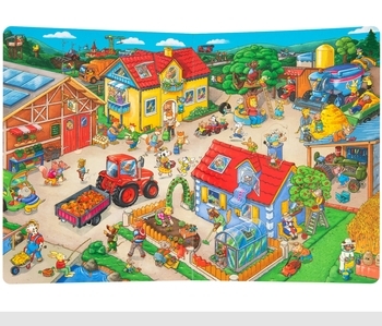 Ласкаво просимо в село! Віммельбух з віконцями (122190) - Pampik - 2