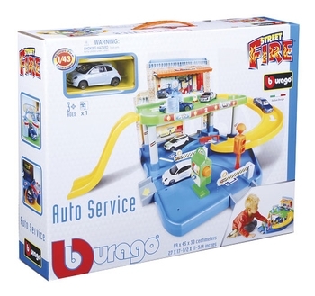 Ігровий набір Bburago Гараж 1:43, 2 рівня (18-30039) - Pampik