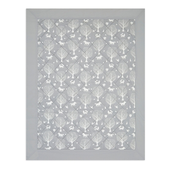 Одеяло Aden + Anais Сoll-dream forest, муслин, 102х80 см, серый (AWSL10002) - Pampik - 2