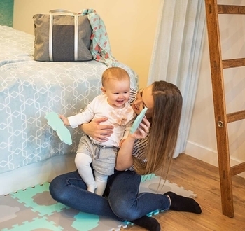 Ігровий килимок-пазл BabyOno Тварини, 10 шт. (396) - Pampik - 3