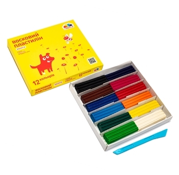 Набір воскового пластиліну Гамма.ua Малята, 10 кольорів (100304) - Pampik - 2