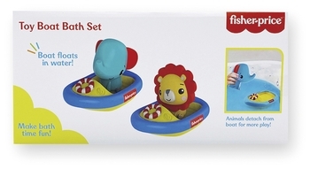 Набор для игры с водой Fisher-Price 2 лодки с животными (GMBT005) - Pampik - 2