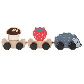 Дерев’яна іграшка Cubika "Їжачок-мандрівник" (4823056515467) - Pampik