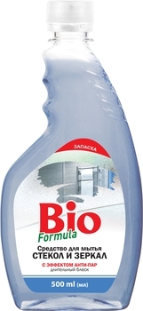 Засіб для миття скла та дзеркал Bio Formula Антіпар, запаска, 500 мл - Pampik