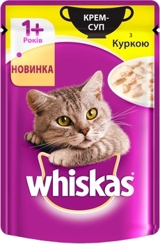 Крем-суп для котів Whiskas з куркою, 85 г - Pampik