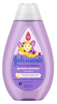 Подарунок. Дитячий шампунь Johnson's® Baby Сильні локони, 300 мл - Pampik