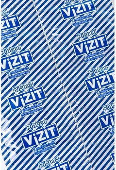 Презервативи латексні Vizit Ribbed, з кільцями, 3 шт. - Pampik - 10